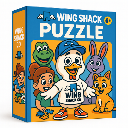 Wing Shack Co. Kids' Puzzle, 30-Piece - Wingston & friends