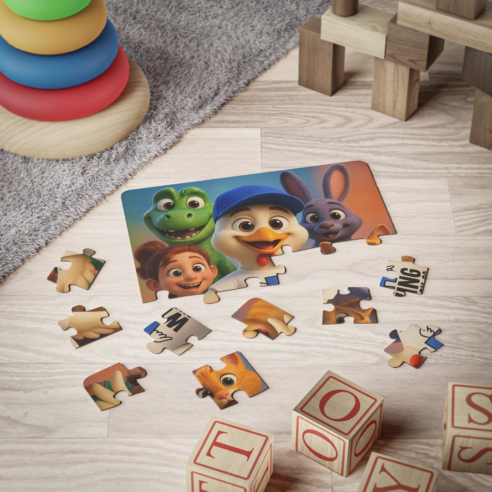 Kids' Puzzle - Wingston & friends